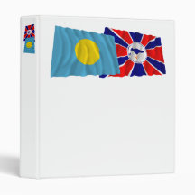 Palau and Melekeok Waving Flags Binders