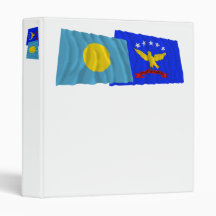 Palau and Peleliu Waving Flags Binder