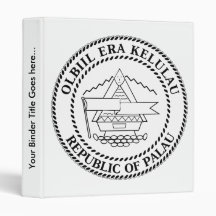 Palau Coat of Arms detail Binder