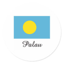 Palau Flag Design stickers