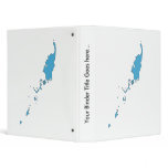 Palau Flag Map full size Vinyl Binder