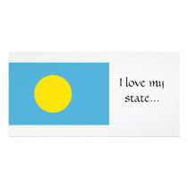 Palau Flag photo cards