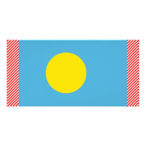 Palau Flag photo cards