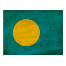 Palau Flag Postcards
