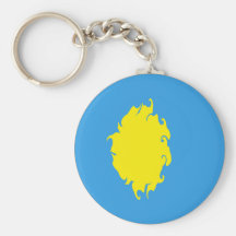 Palau Gnarly Flag Keychains