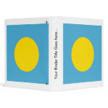 Palau High quality Flag 3 Ring Binder