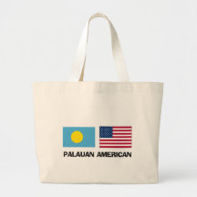 Palauan American Tote Bags