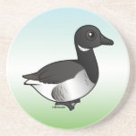 Pale-bellied Brant Goose Drink Coaster
