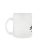 Pale-bellied Brant Goose Frosted Glass Mug