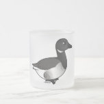 Pale-bellied Brant Goose Frosted Glass Mug