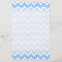 Pale Blue and White Zig zag Stripes. Flyer