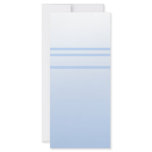 Pale Blue Simple Elegant Design. Full Color Rack Card