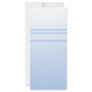 Pale Blue Simple Elegant Design. Full Color Rack Card