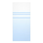 Pale Blue Simple Elegant Design. Full Color Rack Card
