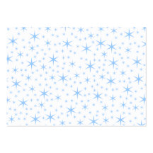 Pale Blue Stars Pattern. Business Cards
