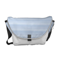 Pale Blue Stripes. Courier Bags