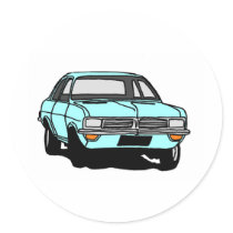 Pale Blue Viva Stickers