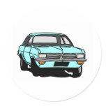 Pale Blue Viva stickers