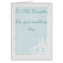 Pale Blue Wedding Card