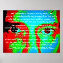Pale Face (The Mirror) print
