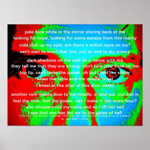 Pale Face (The Mirror) Poster