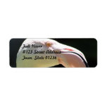 Pale Flamingo Return Address Label
