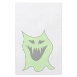 Pale Green and Gray Monster Cartoon flyers