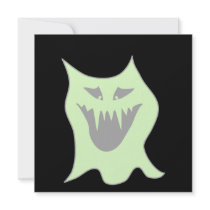 Pale Green and Gray Monster Cartoon Announcements