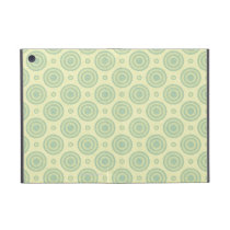 Pale Green Circles Covers For iPad Mini