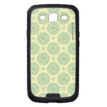 Pale Green Circles Galaxy SIII Cases