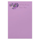 Pale Lavender Hydrangea stationery