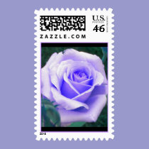 Pale Lavender Rose Postage stamps