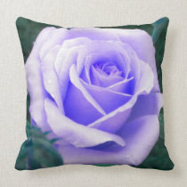 Pale Lavender Rose Throw Pillow pillows