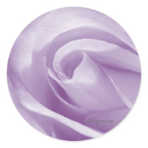 Pale Lavender Wedding Invitation Seal stickers