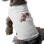 Pale Magenta and White Orchids Pet T Shirt