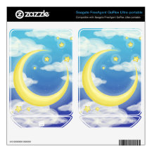 Pale Moon on Blue FreeAgent GoFlex Skin