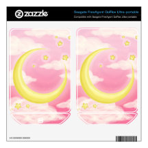 Pale Moon on Pink FreeAgent GoFlex Skins