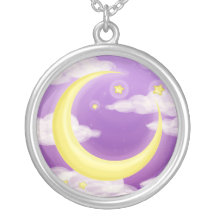 Pale Moon on Purple Jewelry