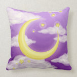 Pale Moon Throw Pillow