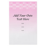 Pale Pink and White Squares Pattern. Flyer Design