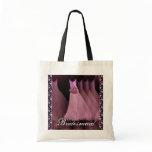 PALE PINK Bridesmaid Dresses Cotton Tote Bag
