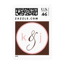 Pale Pink Monogram Stamps