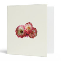 Pale Pink Mums binders