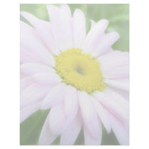 Pale Pink Painted Daisy Custom Letterhead