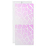 Pale Pink Pattern Custom Rack Card