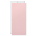Pale Pink Personalized Rack Card