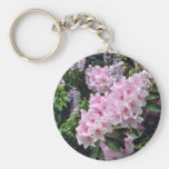 Pale Pink Rhododendrons flowers Key Chain