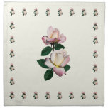 Pale Pink Rosebuds Variety Pristine Napkins