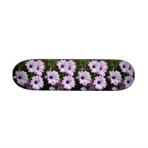"Pale Purple Daisies" skateboards