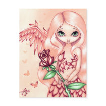 "Pale Rose" Postcard